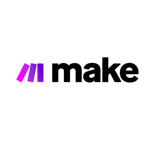 Logo Make - Outil d'automatisation et prospection B2B utilisé par AKIZIA